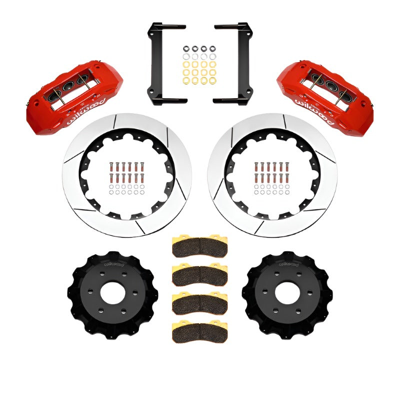 Wilwood TX6R Front Kit 16.00in Red 1999-2014 GM Truck/SUV 1500 - Black Ops Auto Works