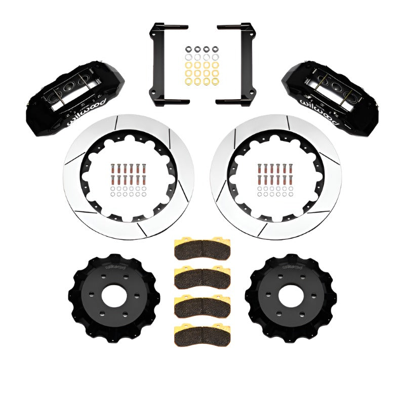 Wilwood TX6R Front Kit 16.00in Black 1999-2014 GM Truck/SUV 1500 - Black Ops Auto Works