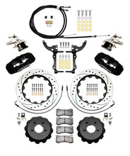 Load image into Gallery viewer, Wilwood AERO4 / MC4 Rear Kit 14.00 Drilled 2015-Up Mustang w/Lines &amp; Cables - Black Ops Auto Works