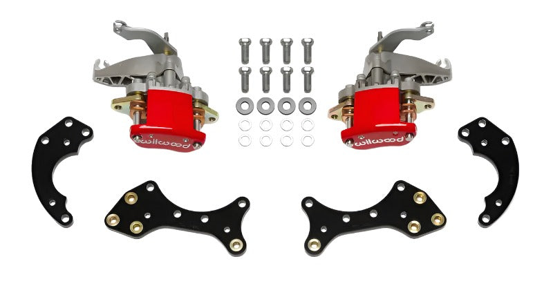 Wilwood P/S Retrofit Kit w/MC4 P-Brake Forged Dynalite Pro Street 12.19in Rear Kits Wilwood