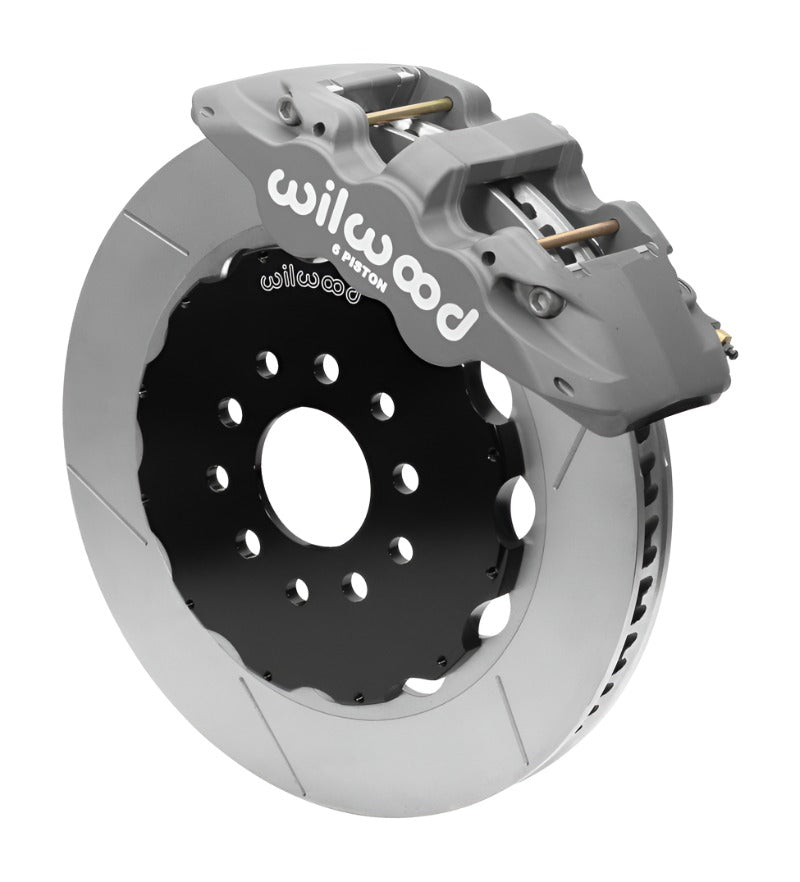 Wilwood AERO6 Front Big Brake Race Kit 14.00 Black 96-13 Chevrolet Corvette Z06 (C5/C6) w/o Lines - Black Ops Auto Works