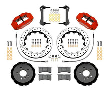 Load image into Gallery viewer, Wilwood Narrow Superlite 6R Front Hat Kit 12.88in Drill Red 2014-2015 Mini Cooper w/Lines-Big Brake Kits-Wilwood