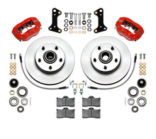 Load image into Gallery viewer, Wilwood Forged Dynalite-M Front Kit 11.00in 1 PC Rotor&amp;Hub Red 67-69 Camaro 64-72 Nova Chevelle - Black Ops Auto Works