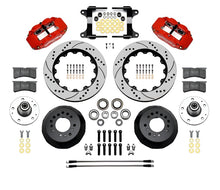 Load image into Gallery viewer, Wilwood Narrow Superlite 6R Front Hub Kit 14.00in Drill Red 82-92 Camaro//Firebird-Big Brake Kits-Wilwood