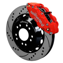 Load image into Gallery viewer, Wilwood Narrow Superlite 6R Front Hat Kit 14.00 Drilled Red 63-87 C10 w/ Wilwood Pro Spindles - Black Ops Auto Works