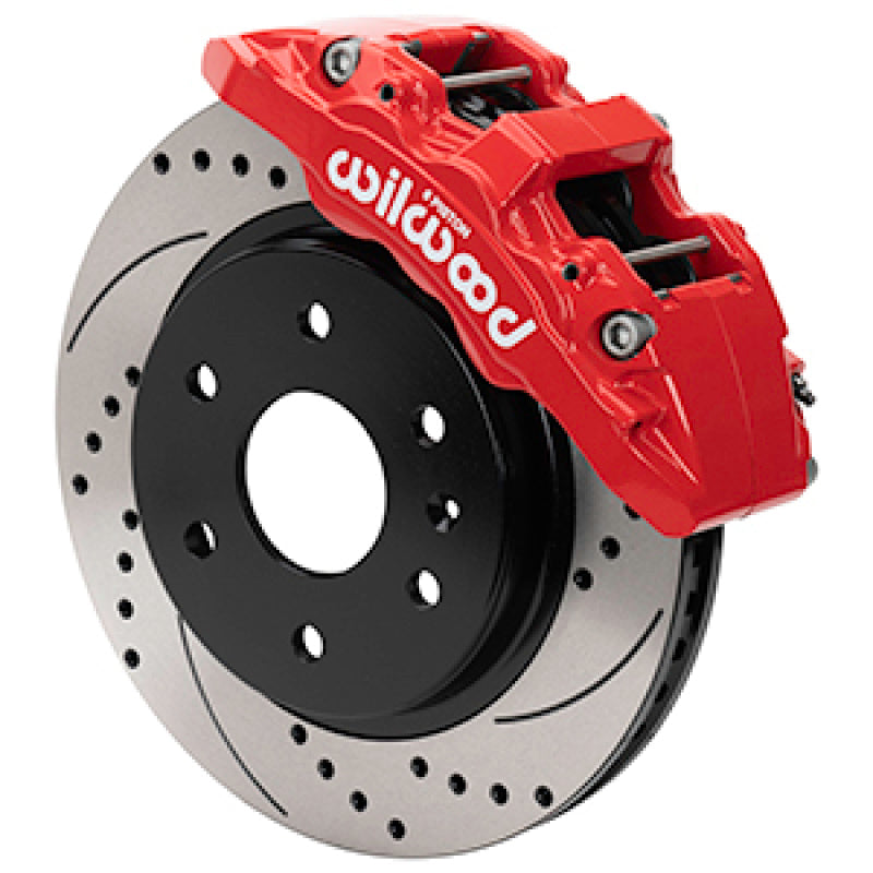 Wilwood 99-06 Chevy Silverado/GMC Sierra Aero6-DM Front Brake Kit - D&S - Red - Black Ops Auto Works