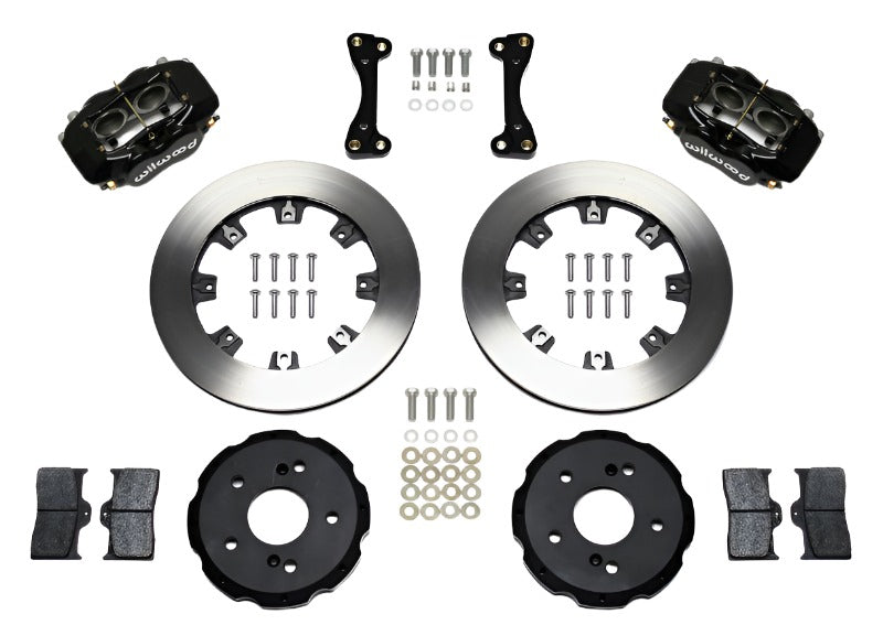 Wilwood Forged Dynalite Front Hat Kit 12.19in 02-06 Acura RSX-5 Lug-Big Brake Kits-Wilwood
