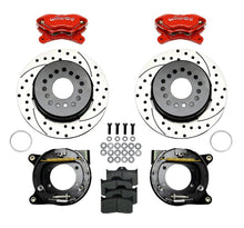 Load image into Gallery viewer, Wilwood Forged Dynalite P/S P-B Kit Drilled-Red Chevy 12 Bolt w/ C-Clips - Black Ops Auto Works
