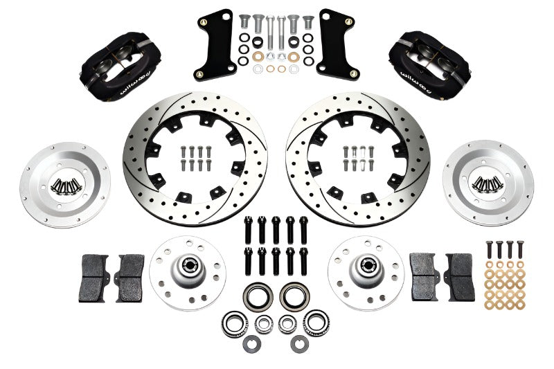 Wilwood Forged Dynalite Front Kit 12.19in Drilled 67-69 Camaro 64-72 Nova Chevelle - Black Ops Auto Works
