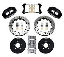 Load image into Gallery viewer, Wilwood Narrow Superlite 6R Front Hat Kit 12.88in Drilled 1994-2004 Mustang - Black Ops Auto Works