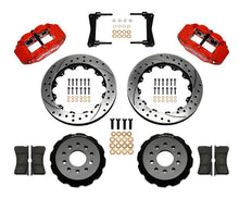 Load image into Gallery viewer, Wilwood Narrow Superlite 6R Front Hat Kit 13.06in Drill Red 2005-2014 Mustang - Black Ops Auto Works