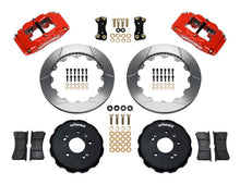 Load image into Gallery viewer, Wilwood FSLI4 Front Hat Kit 13.00in Drilled Red Nissan 240SX - Black Ops Auto Works