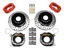 Load image into Gallery viewer, Wilwood Forged Dynalite P/S P-B Kit Drilled-Red 2005-2014 Mustang - Black Ops Auto Works