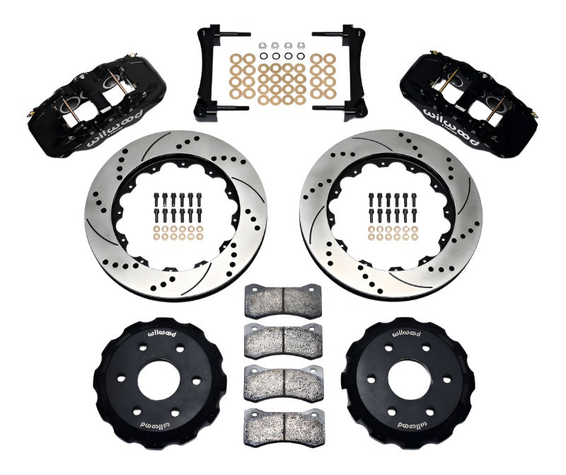 Wilwood AERO6 Front Truck Kit 14.25in Drilled 1999-2014 GM Truck/SUV 1500 - Black Ops Auto Works