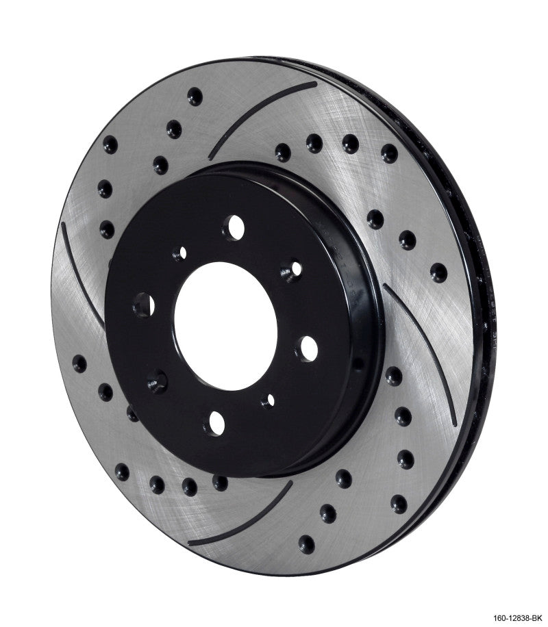 Wilwood Rotor-.68in Offset-SRP-BLK-Drill-RH 10.32 x .83 - 4 x 3.93 - Black Ops Auto Works