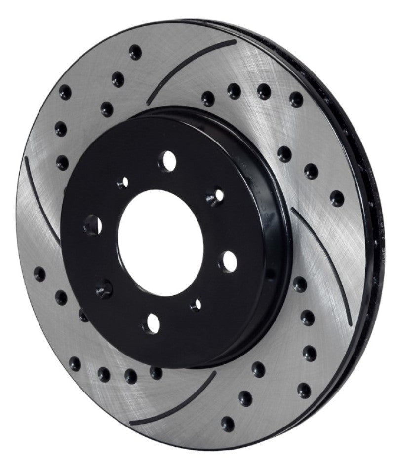 Wilwood Rotor-.68in Offset-SRP-BLK-Drill-LH 10.32 x .83 - 4 x 3.93 - Black Ops Auto Works