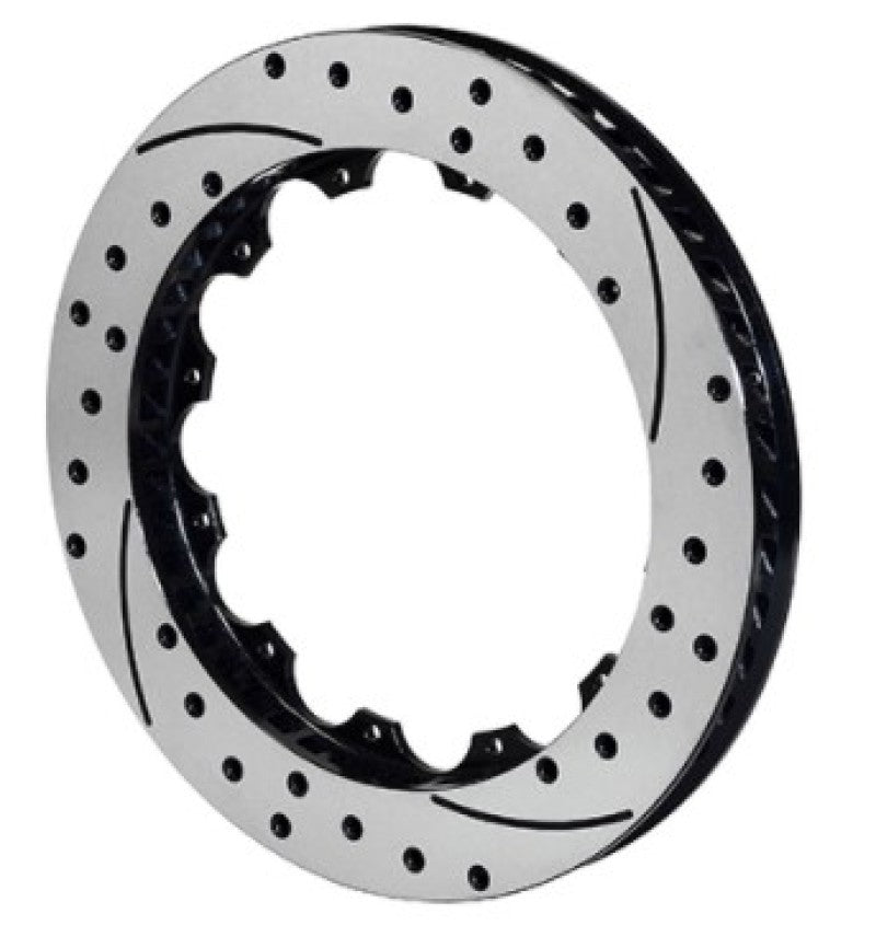Wilwood Rotor-SRP48 SPC-37-RH-BLK-Drill 12.88 x 1.10 - 12 on 8.75in - Black Ops Auto Works