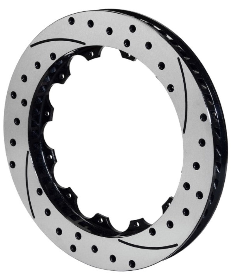 Wilwood Rotor-SRP48 SPC-37-RH-BLK-Drill 13.06 x 1.25 - 12 on 8.75in - Black Ops Auto Works
