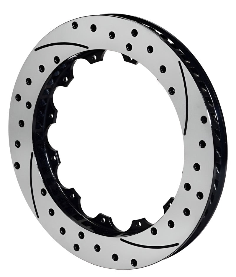 Wilwood Rotor-SRP48 SPC-37-LH-BLK-Drill 13.06 x 1.25 - 12 on 8.75in - Black Ops Auto Works