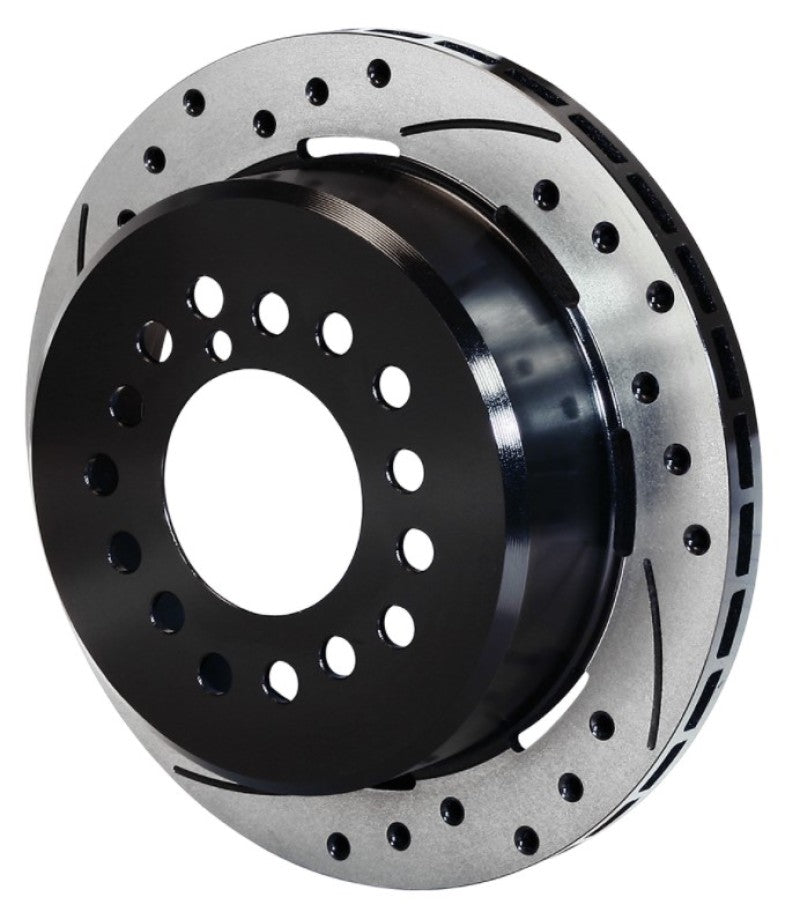 Wilwood Rotor-1.91in Offset-SRP-BLK-Drill-LH 12.19 x .810 - 5 Lug - Black Ops Auto Works
