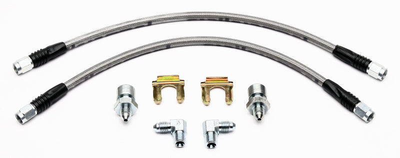 Wilwood Flexline Kit 64-72 Most GM w/ DLS Forged Dynalite or SL6 Front Caliper - Black Ops Auto Works