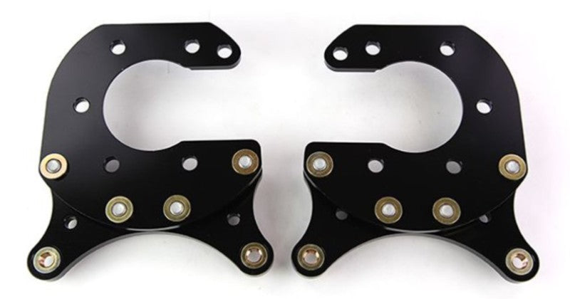 Wilwood Brackets (2) - P/S Rear - Small Ford 2.66in Offset - Black Ops Auto Works