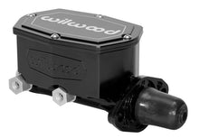 Load image into Gallery viewer, Wilwood Compact Tandem Master Cylinder - 1in Bore - w/Pushrod (Black) - Black Ops Auto Works