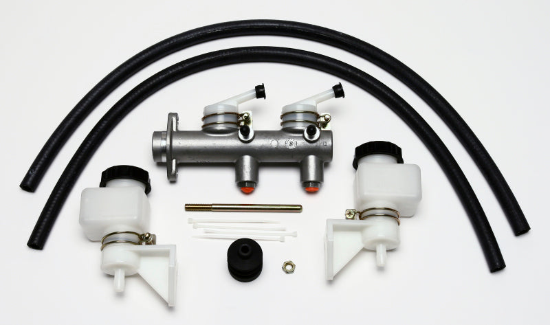 Wilwood Tandem Master Cylinder - 1in Bore w/ Remote Reservoirs - Black Ops Auto Works