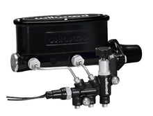 Load image into Gallery viewer, Wilwood HV Tandem M/C Kit w L/H Bracket &amp; Prop Valve - 1in Bore Black - Black Ops Auto Works