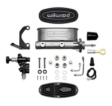 Load image into Gallery viewer, Wilwood HV Tandem M/C Kit w L/H Bracket &amp; Prop Valve - 7/8in Bore-W/Pushrod - Early Mustang-Brake Master Cylinder-Wilwood