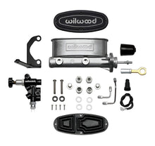 Load image into Gallery viewer, Wilwood HV Tandem M/C Kit w L/H Bracket &amp; Prop Valve - 15/16in Bore-W/Pushrod - Early Mustang - Black Ops Auto Works