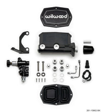 Load image into Gallery viewer, Wilwood Compact Tandem M/C - 1.12in Bore w/RH Bracket and Valve - Black - Black Ops Auto Works