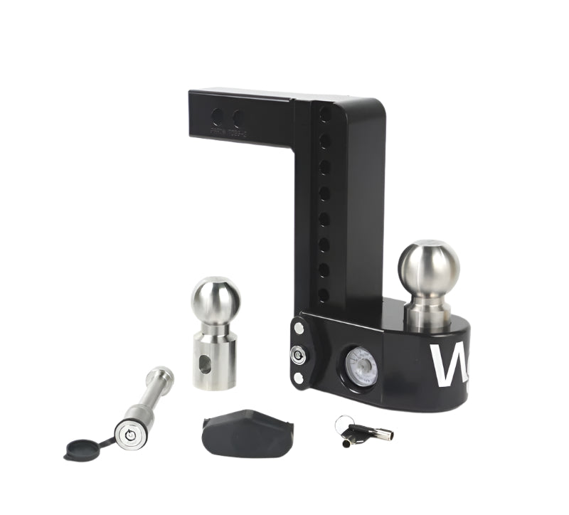 Cerakote Black Weigh Safe Drop Hitch (Aluminum) WS8-2-KA-CER-BLA
