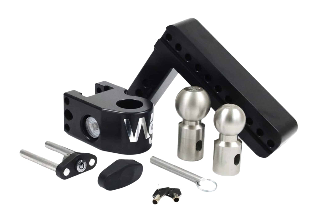 Cerakote Black Weigh Safe Drop Hitch (Aluminum) WS8-2-KA-CER-BLA