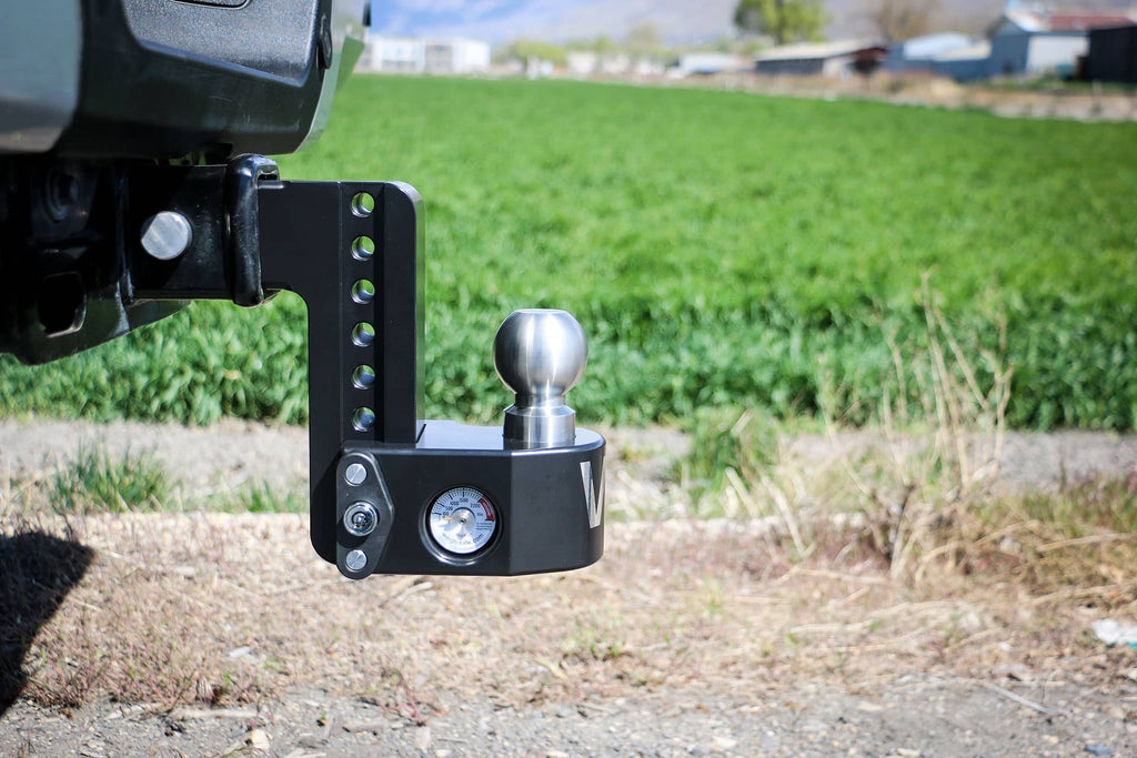 Cerakote Black Weigh Safe Drop Hitch (Aluminum) WS8-2-KA-CER-BLA