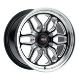 Weld Racing 20x10 Laguna 6 Drag 6x135 ET38 BS7.00 Gloss BLK MIL DIA 87.1