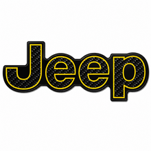 Load image into Gallery viewer, RBDCFJTB Carbon Fiber Jeep Trunk Badge 2011-2022 Grand Cherokee