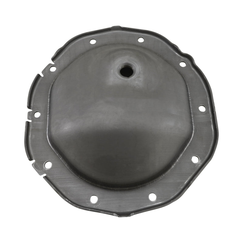 Yukon YP C5-GM8.5 Steel Diff Cover installed on GM rear axle housing