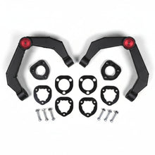 Load image into Gallery viewer, Zone Offroad upper control arm and strut spacer kit contents