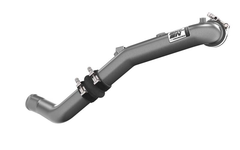 KNN77-1022KC-K&N 22-24 Honda Civic 1.5L L4 Aluminum Charge Pipe Kit - Gunmetal Gray-Turbo Inlets-K&N Engineering