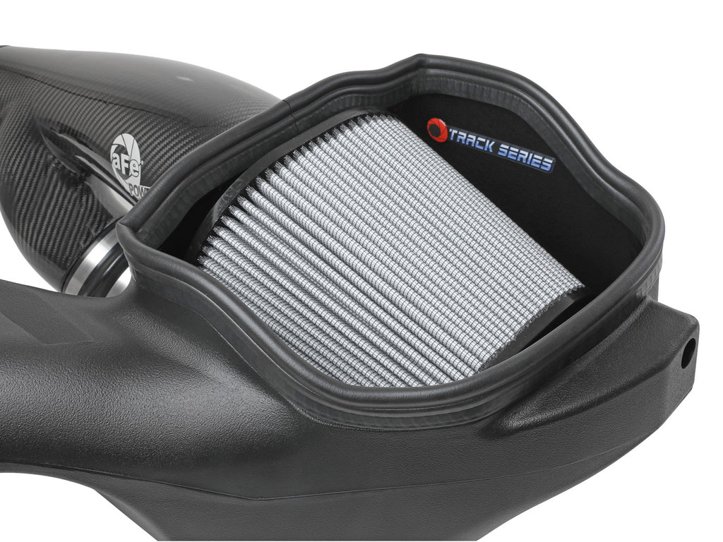 aFe aFe 17-20 Ford F-150/Raptor Track Series Carbon Fiber Cold Air Intake System With Pro DRY S Filters