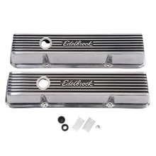 Load image into Gallery viewer, EDE4262-Edelbrock Valve Cover Elite II Series Chevrolet 1959-1986 262-400 CI V8 Low Polished-Valve Covers-Edelbrock