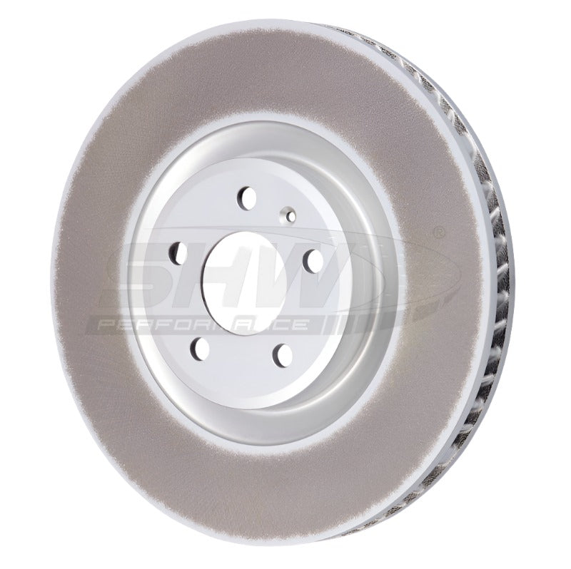 SHWPFR39522-SHW 15-18 Porsche Macan S 3.0L w/o Ceramics Right Front Smooth Monobloc Brake Rotor (95B615302R)-Brake Rotors - OE-SHW Performance