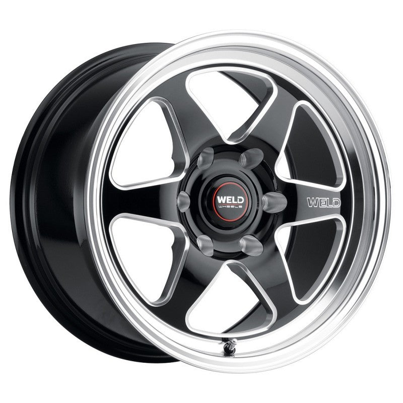 WELS15607089P13-Weld S156 20x7 Ventura 6 Drag 6x135 ET13 BS4.50 Gloss BLK MIL DIA 87.1-Wheels - Cast-Weld