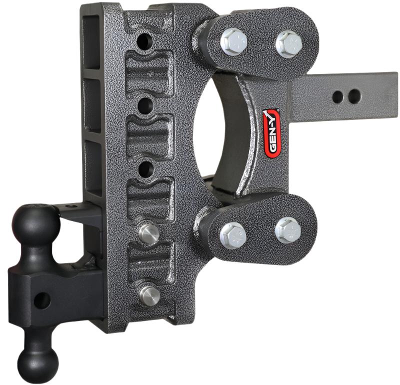 GENGH-2125-Gen-Y The Boss Torsion-Flex 2.5in Shank 9in Drop 32K Hitch w/GH-0161 Dual-Ball/GH-0162 Pintle Lock-Hitch Receivers-GEN-Y Hitch