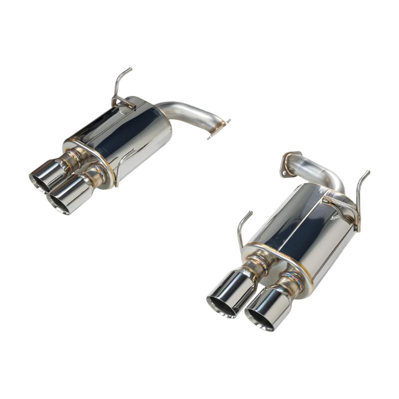 REMRO-TTVB-DM-Remark 2022+ Subaru WRX VB Axle Back Exhaust w/Burnt Stainless Steel Dual Wall Tip-Axle Back-Remark