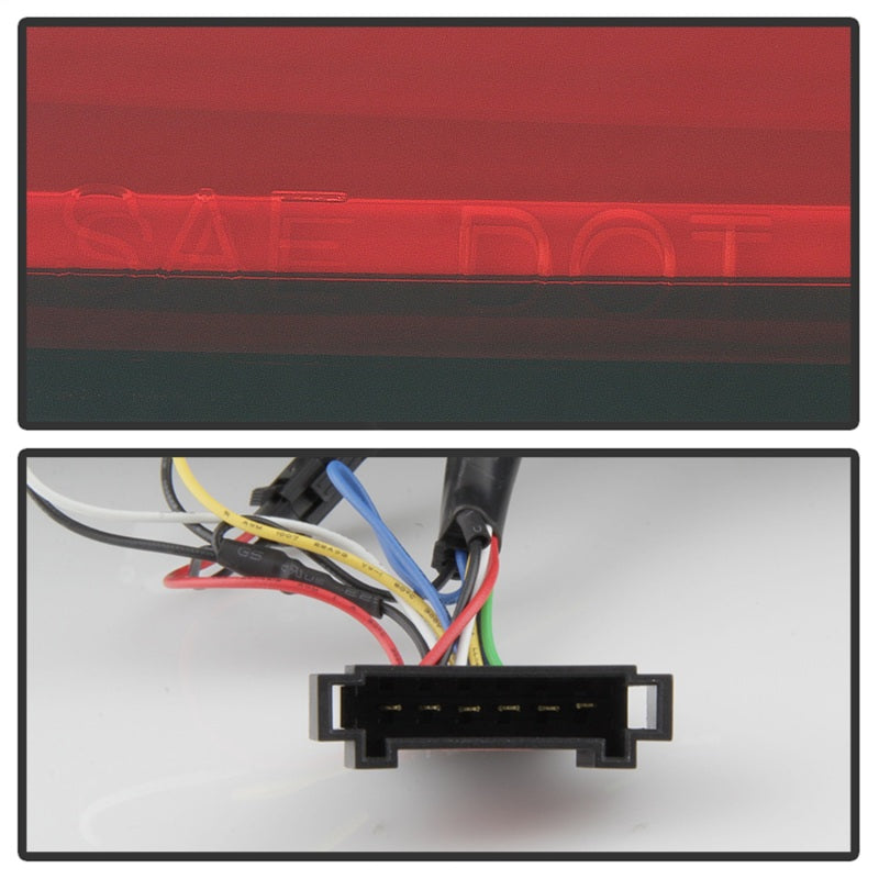 SPY5083173-Spyder Porsche 987 Cayman 06-08 / Boxster 05-08 LED Tail Lights - Red Clear ALT-YD-P98705-LED-RC-Tail Lights-SPYDER