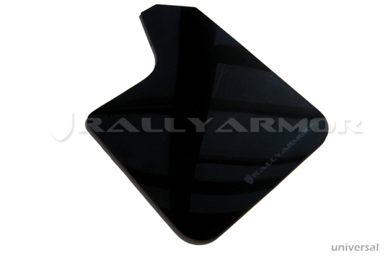 RALMF12-UR-BLK-RD-LRT-Rally Armor Universal UR Black Mud Flap Red Logo - Pair-Mud Flaps-Rally Armor