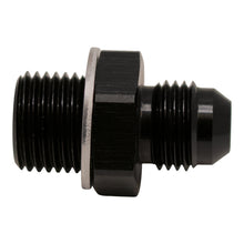 Load image into Gallery viewer, DeatschWerks 6AN Male Flare to M16 X 1.5 Male Metric Adapter (Incl Washer) - Anodized Matte Black-Fittings-DeatschWerks