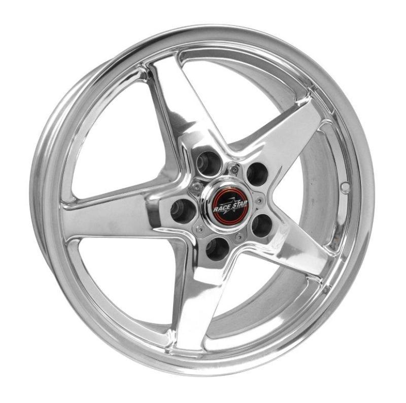 Race Star 92 Drag Star 17x7.00 5x4.75bc 4.25bs Direct Drill Polished Wheel-Wheels - Cast-Race Star